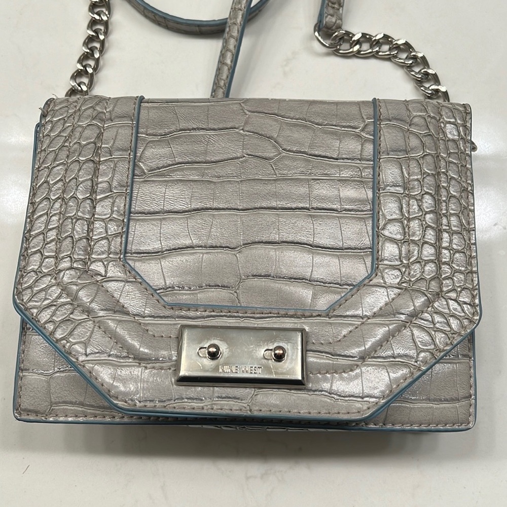 Nine West Moc Croc Purse